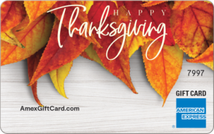 Autumn Leaves Amex Business Gift Card