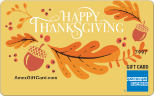 Amex Happy Harvest Business Gift Card