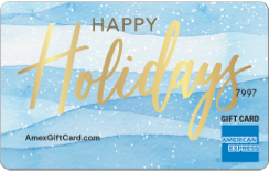 Featured Card 1 - Blue Facet Snowflake