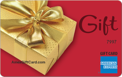 Red Holiday Box Gift Card