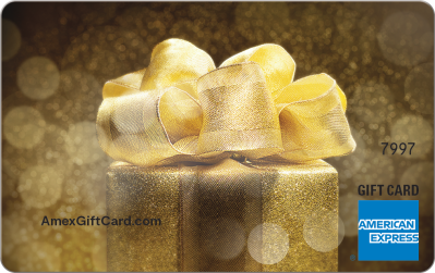 Gold Sparkle Gift Card