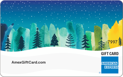 Watercolor Trees Gift Card